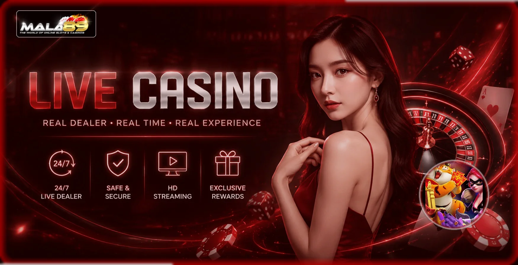 ภาพรวมคาสิโนสดและเกมบน MALA89